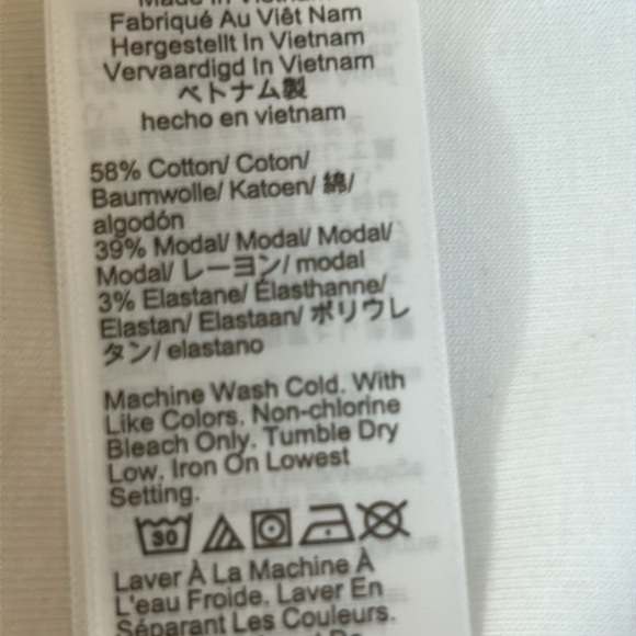 J. CREW NWT Perfect fit long sleeve crew neck white top - Picture 5 of 6